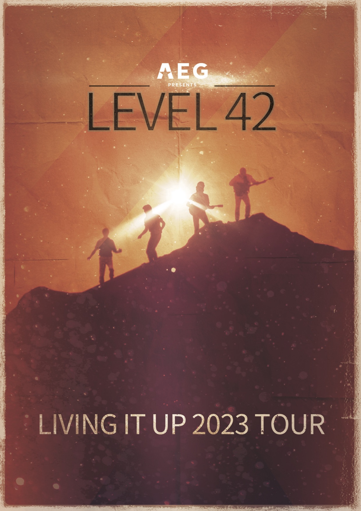Level 42 Living It Up 2023 Tour Programme